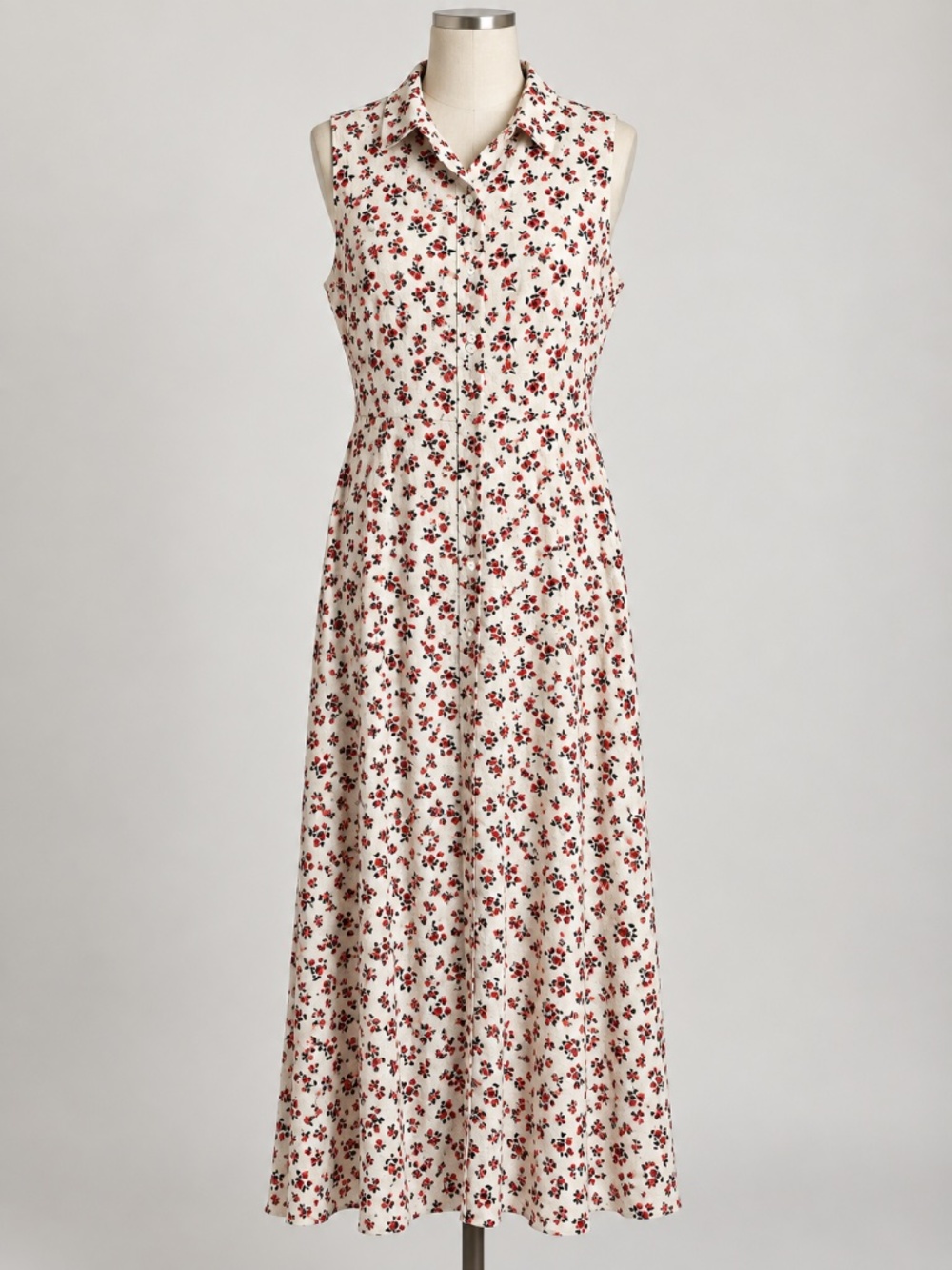 100% Linen, 90s inspired midi dress